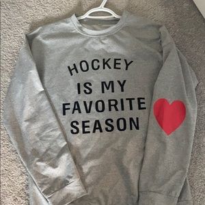 Lightweight hockey mom sweatshirt
